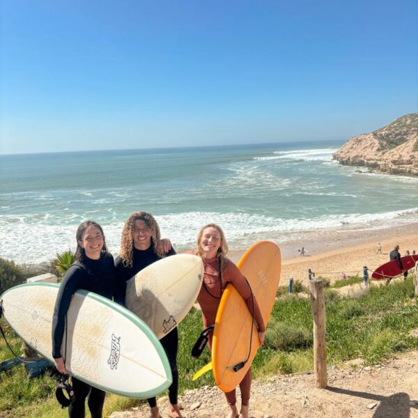 Intermediate surf session in Taghazout Bay