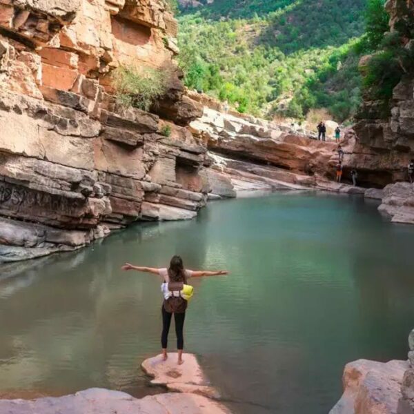 Natural pools in Paradise Valley, Morocco